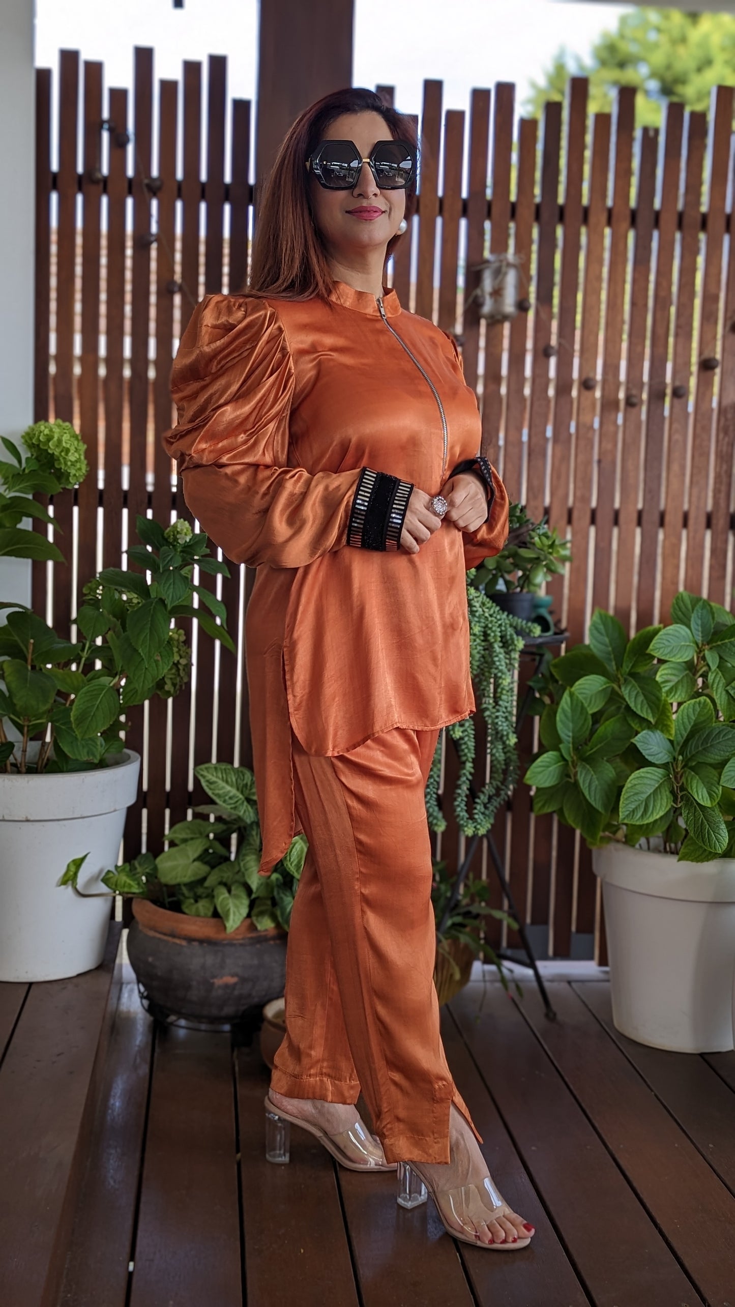 Statement sleeve Co Ord set