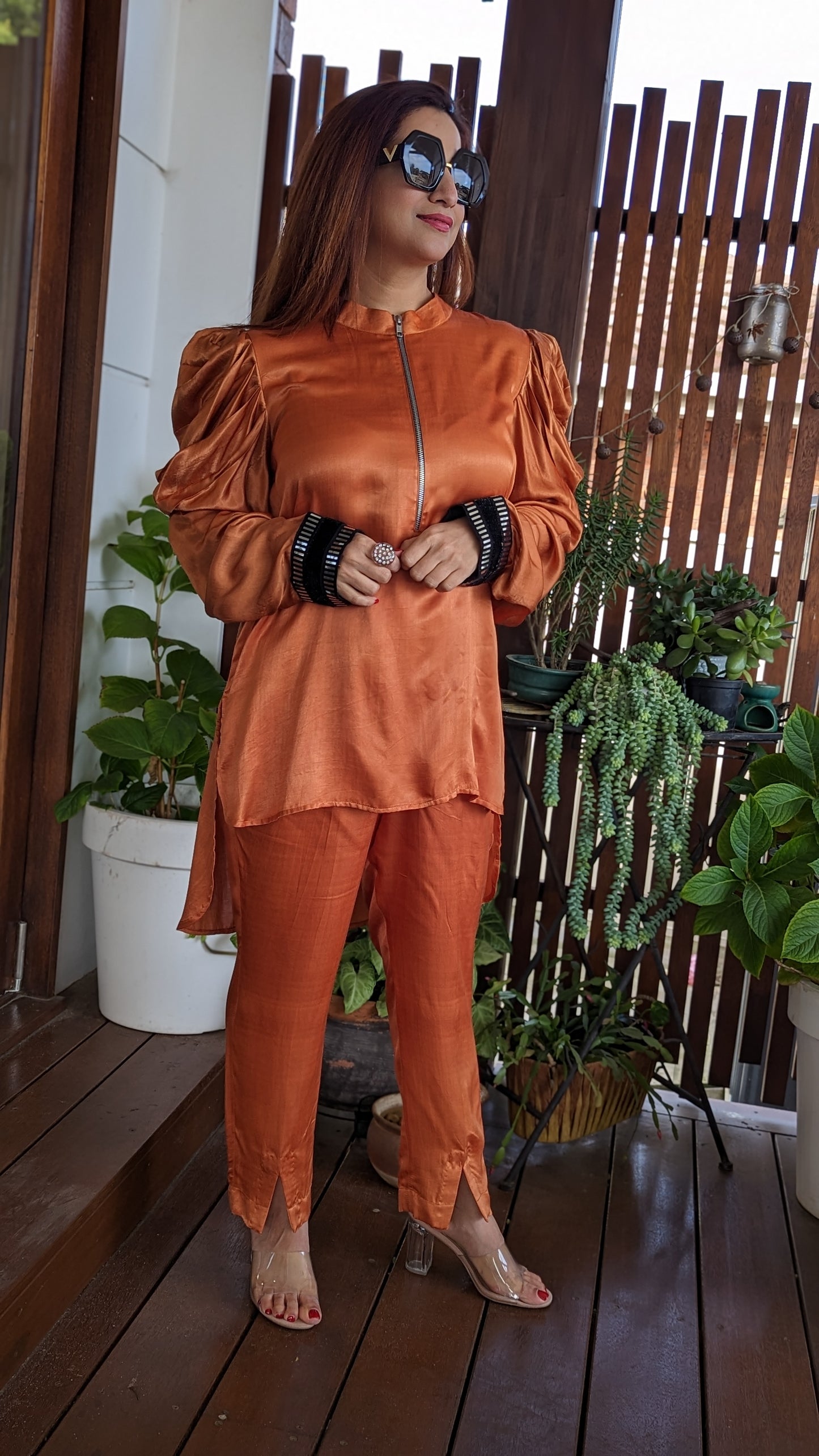 Statement sleeve Co Ord set