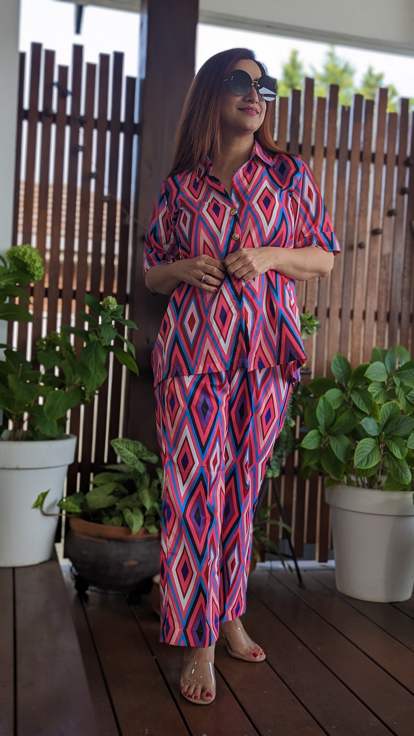 Abstract Print Co Ord set