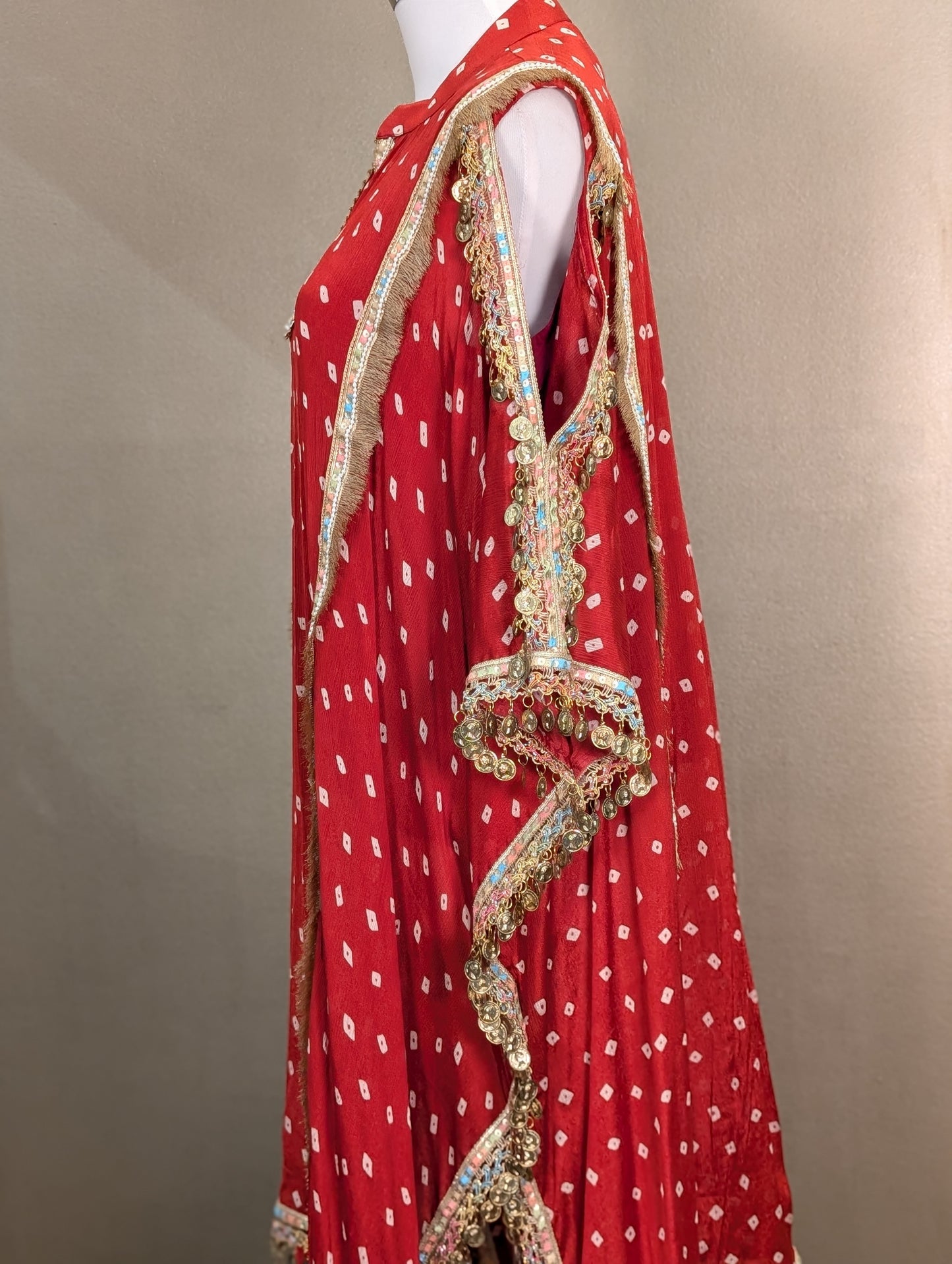 Boho style kaftan set