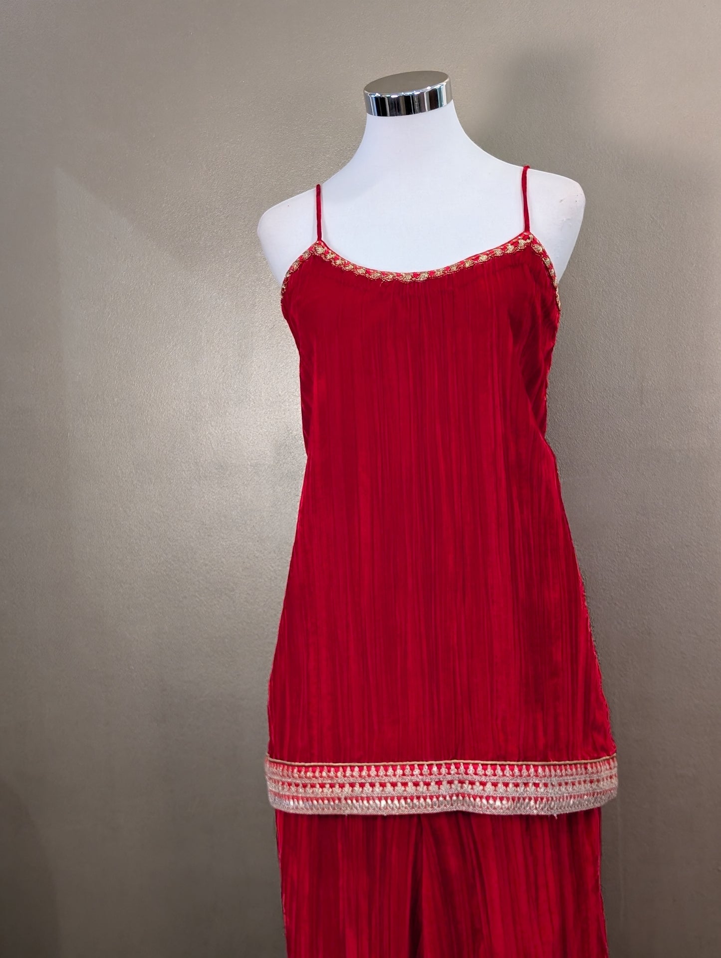 Velvet palazzo set