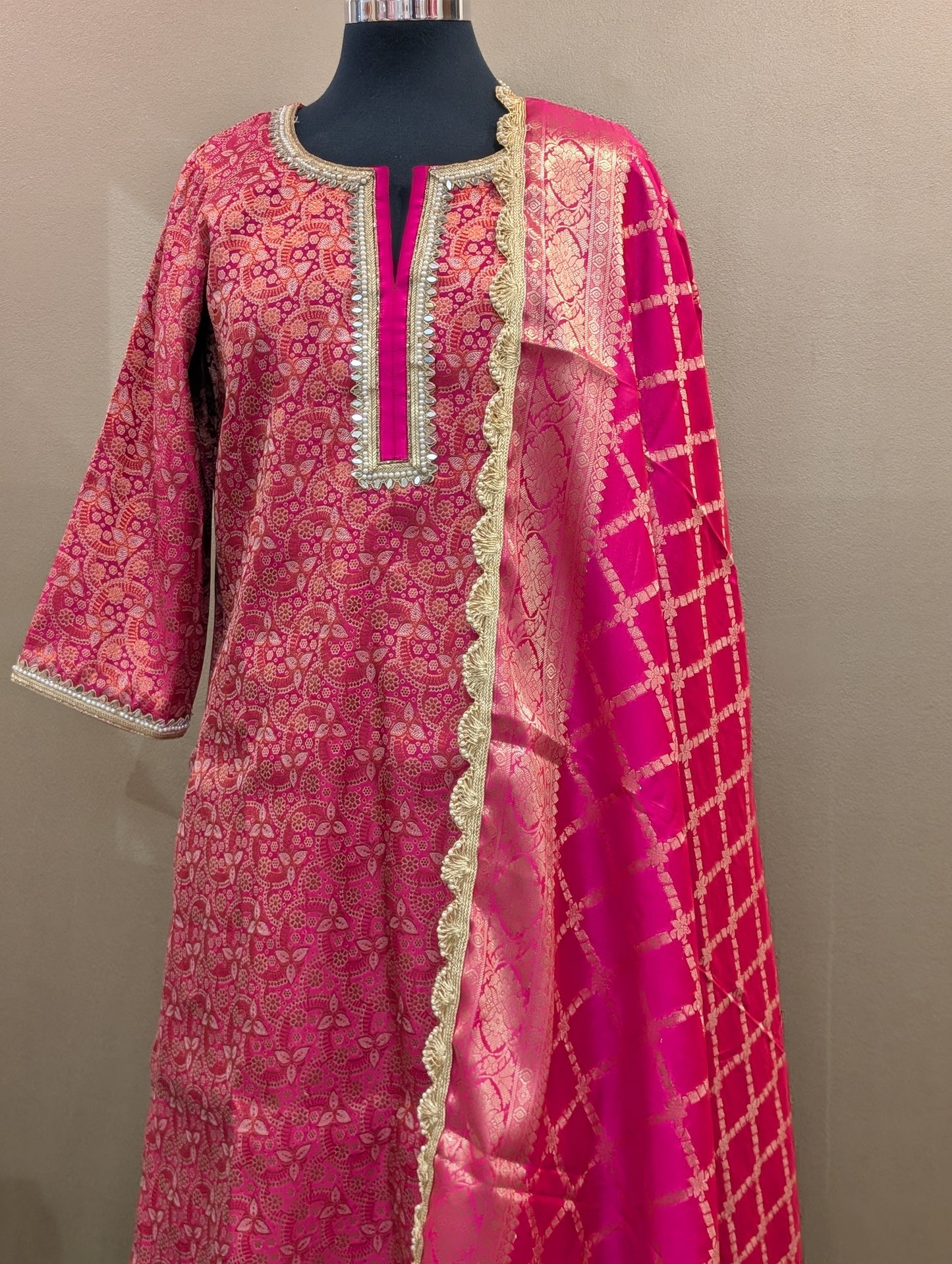 Brocade kurta set