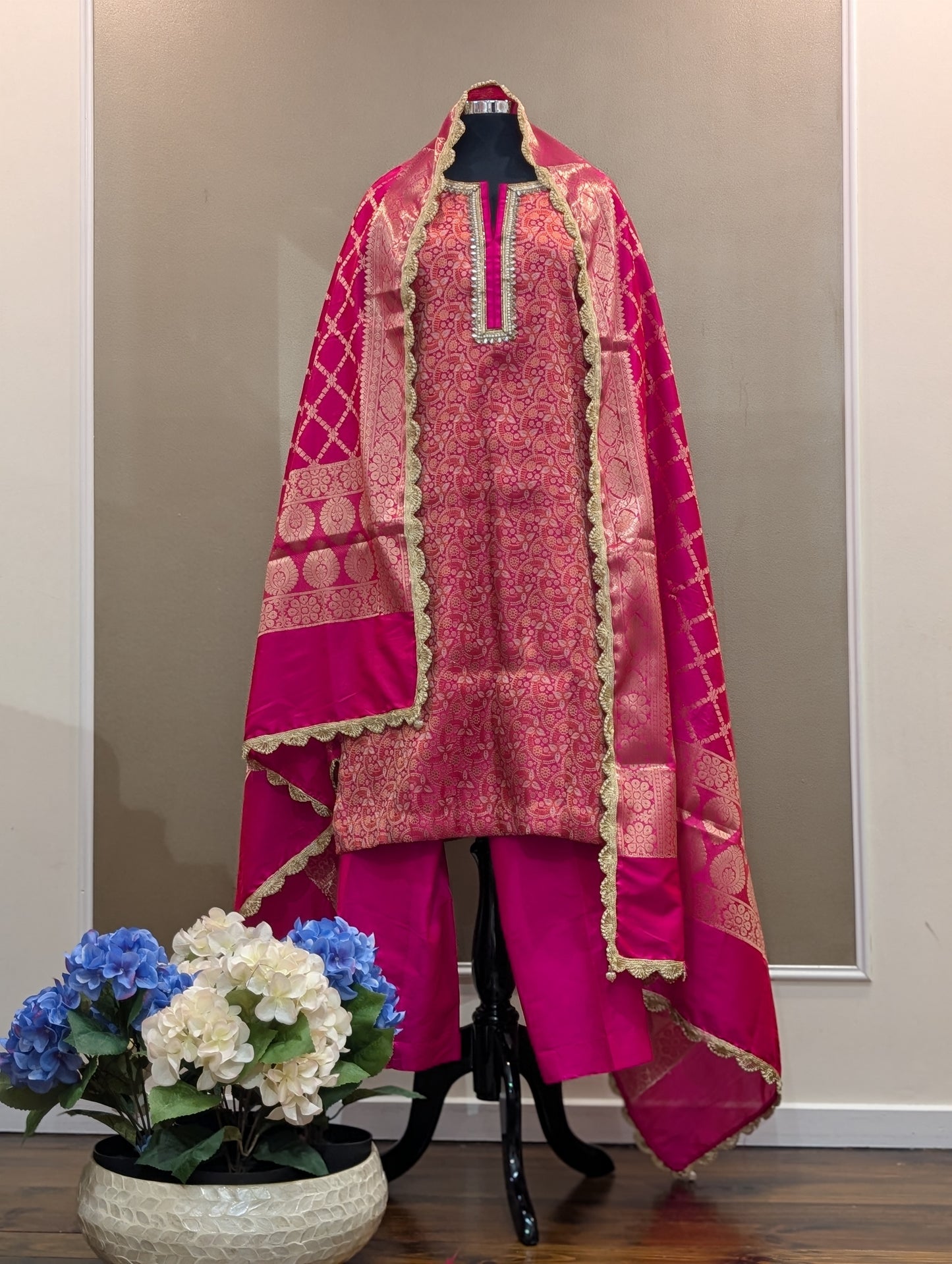 Brocade kurta set