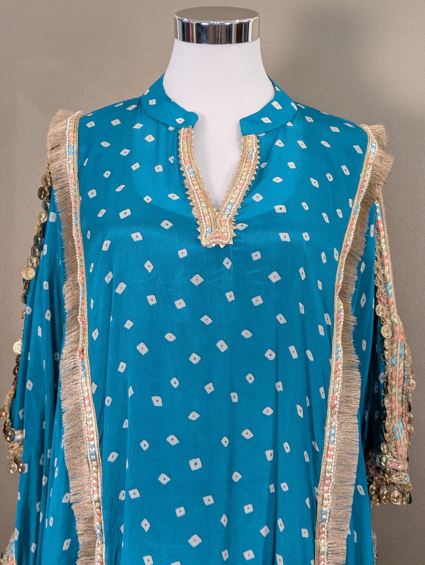Boho style kaftan set