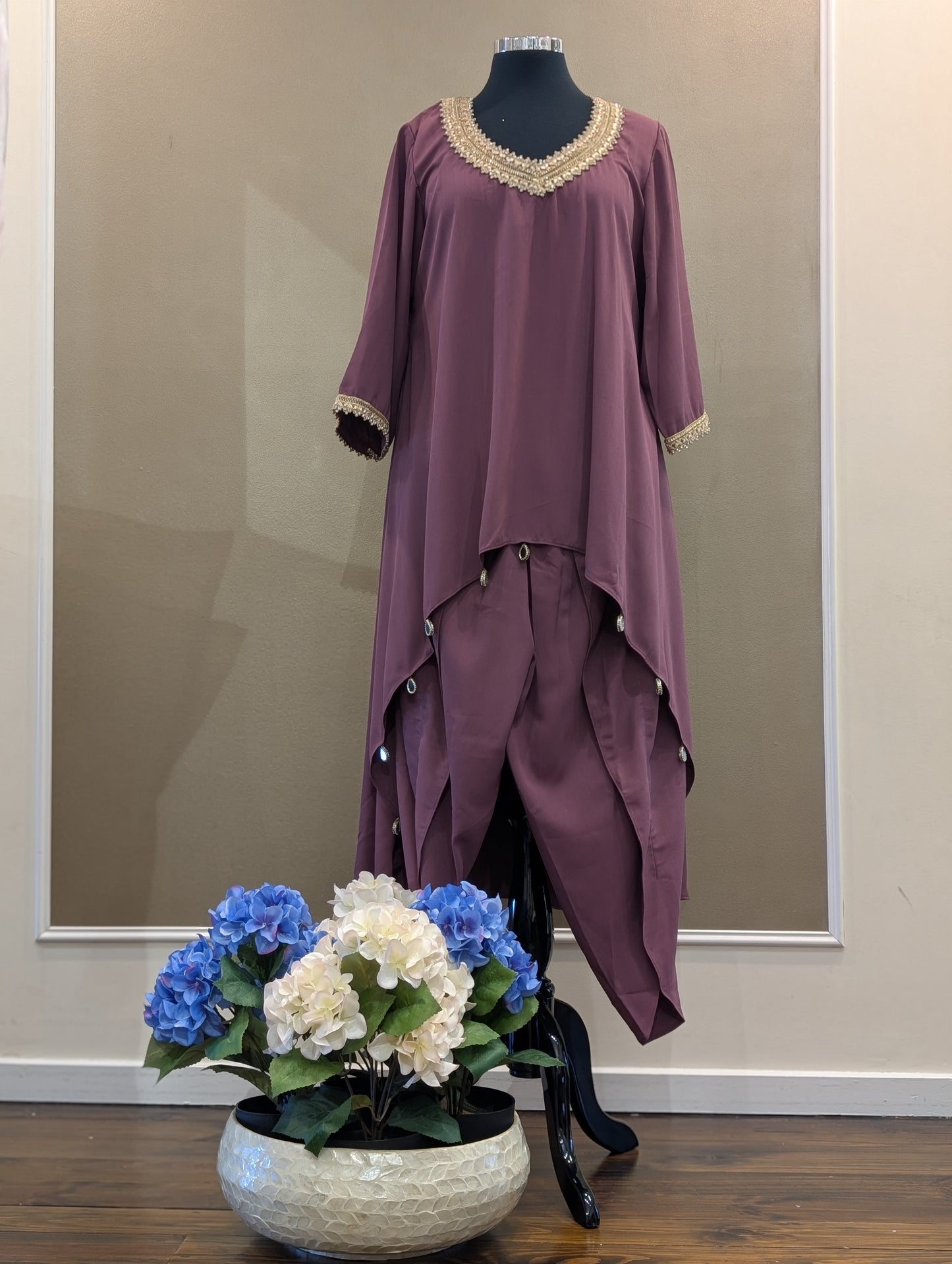High low kurta set