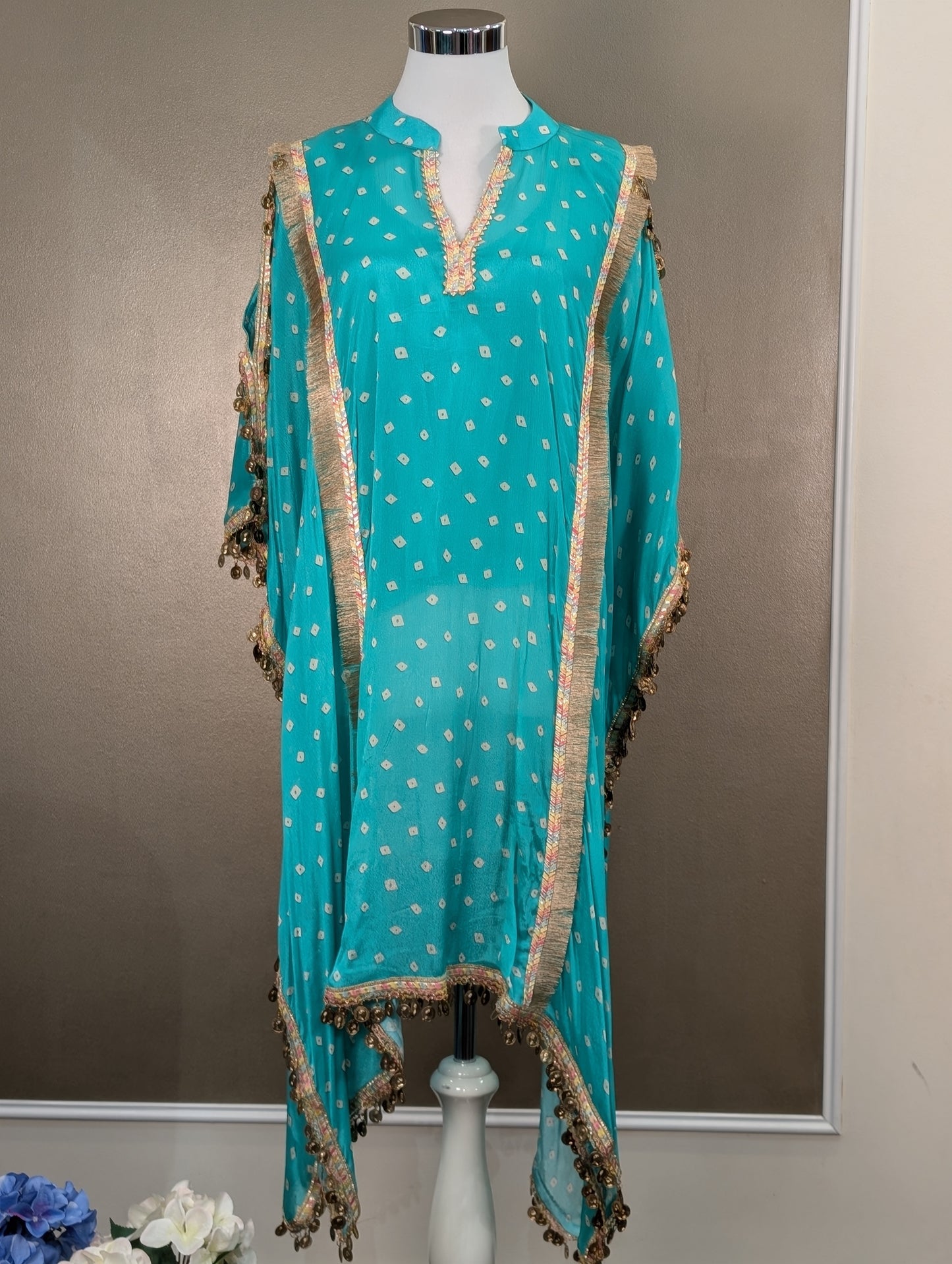 Boho style kaftan set