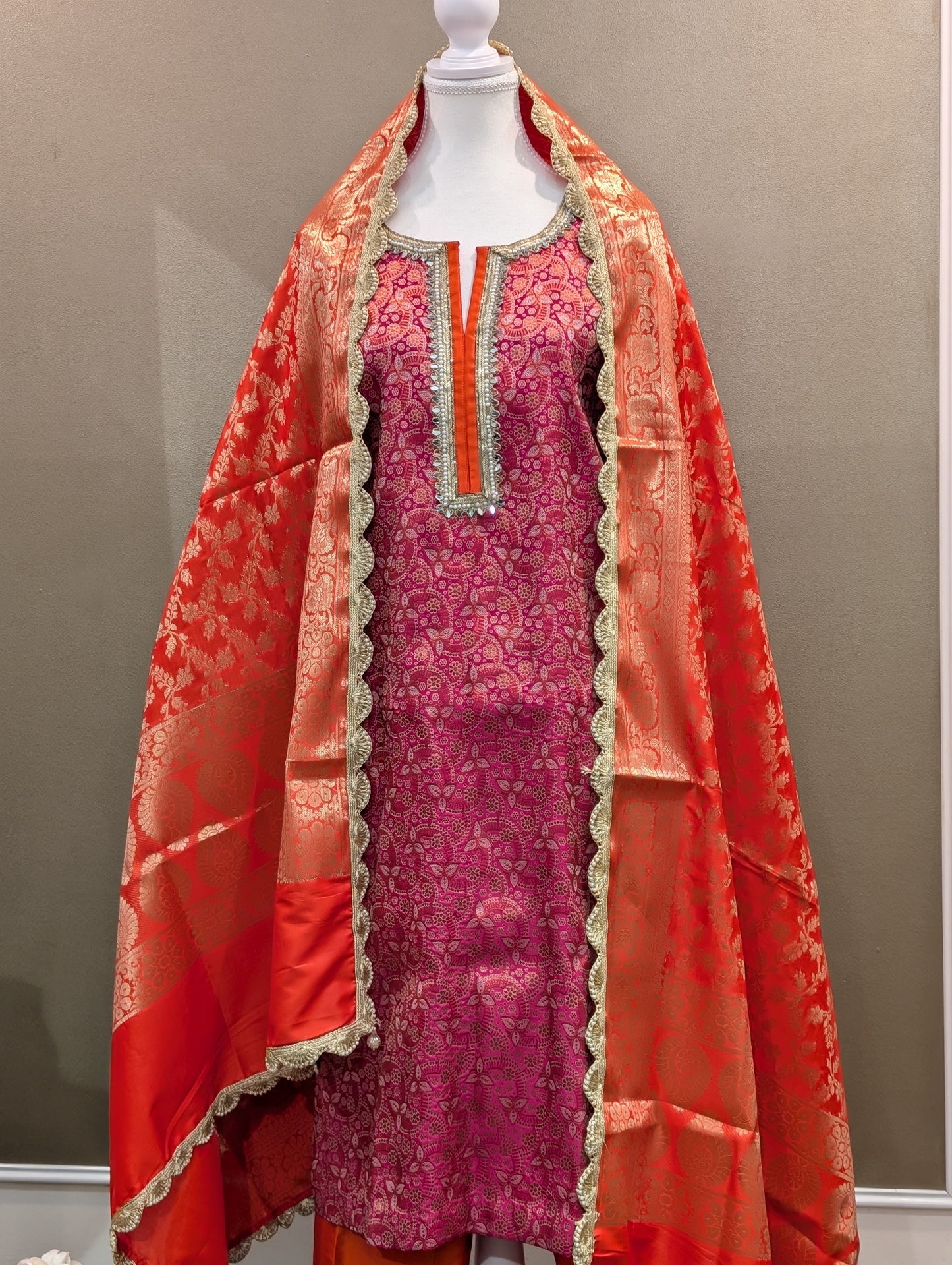 Brocade kurta set