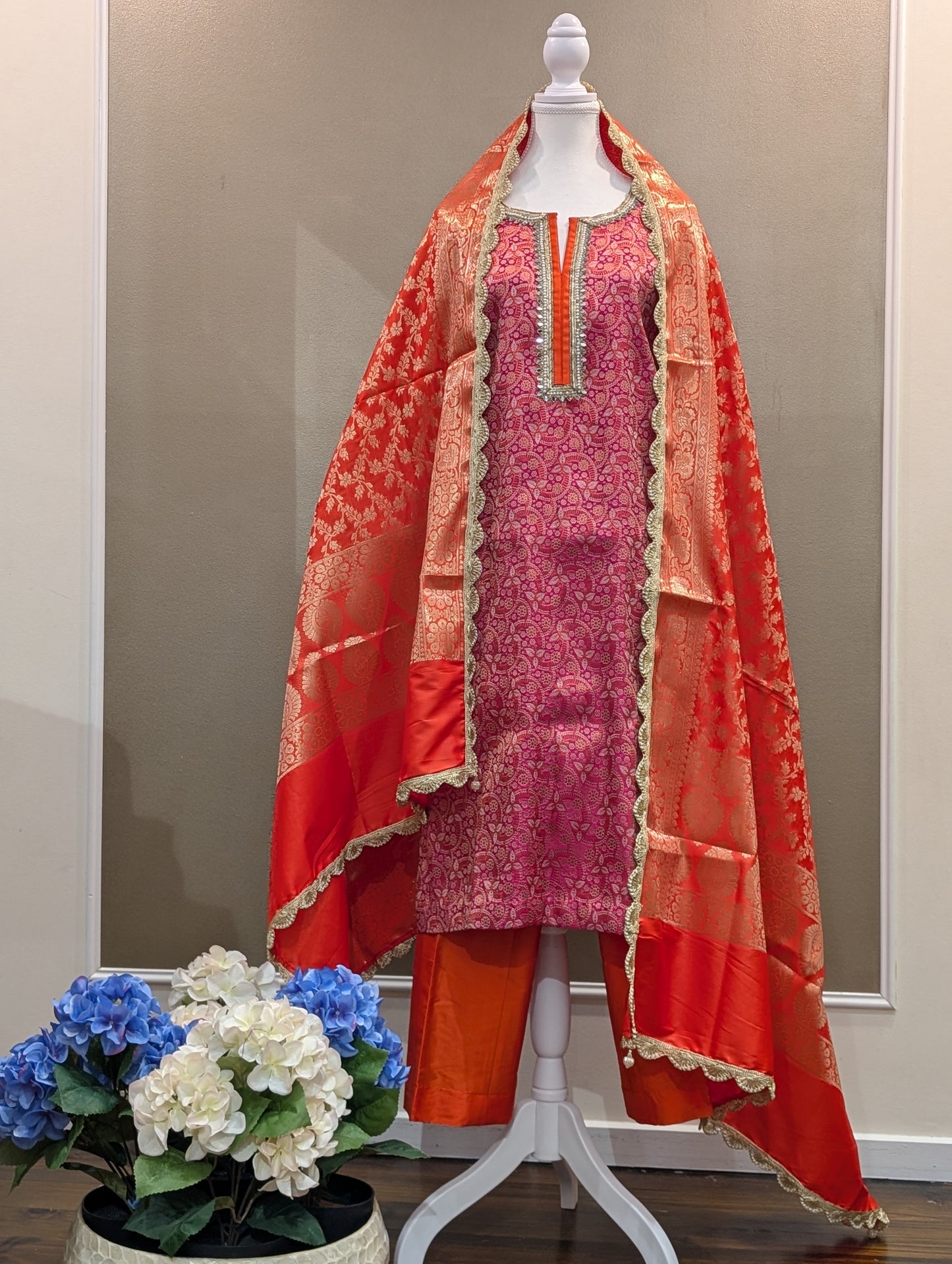 Brocade kurta set