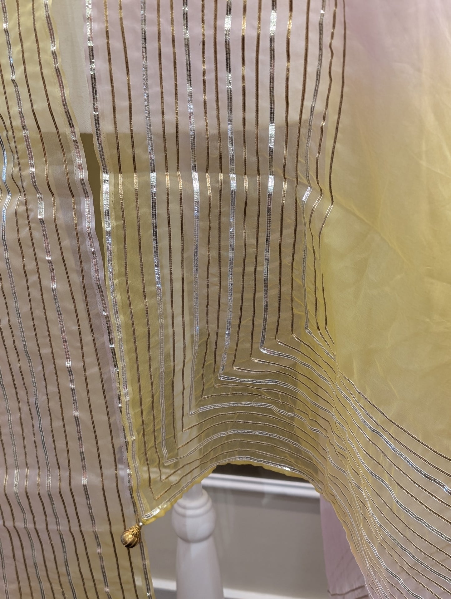 Organza gota dupatta