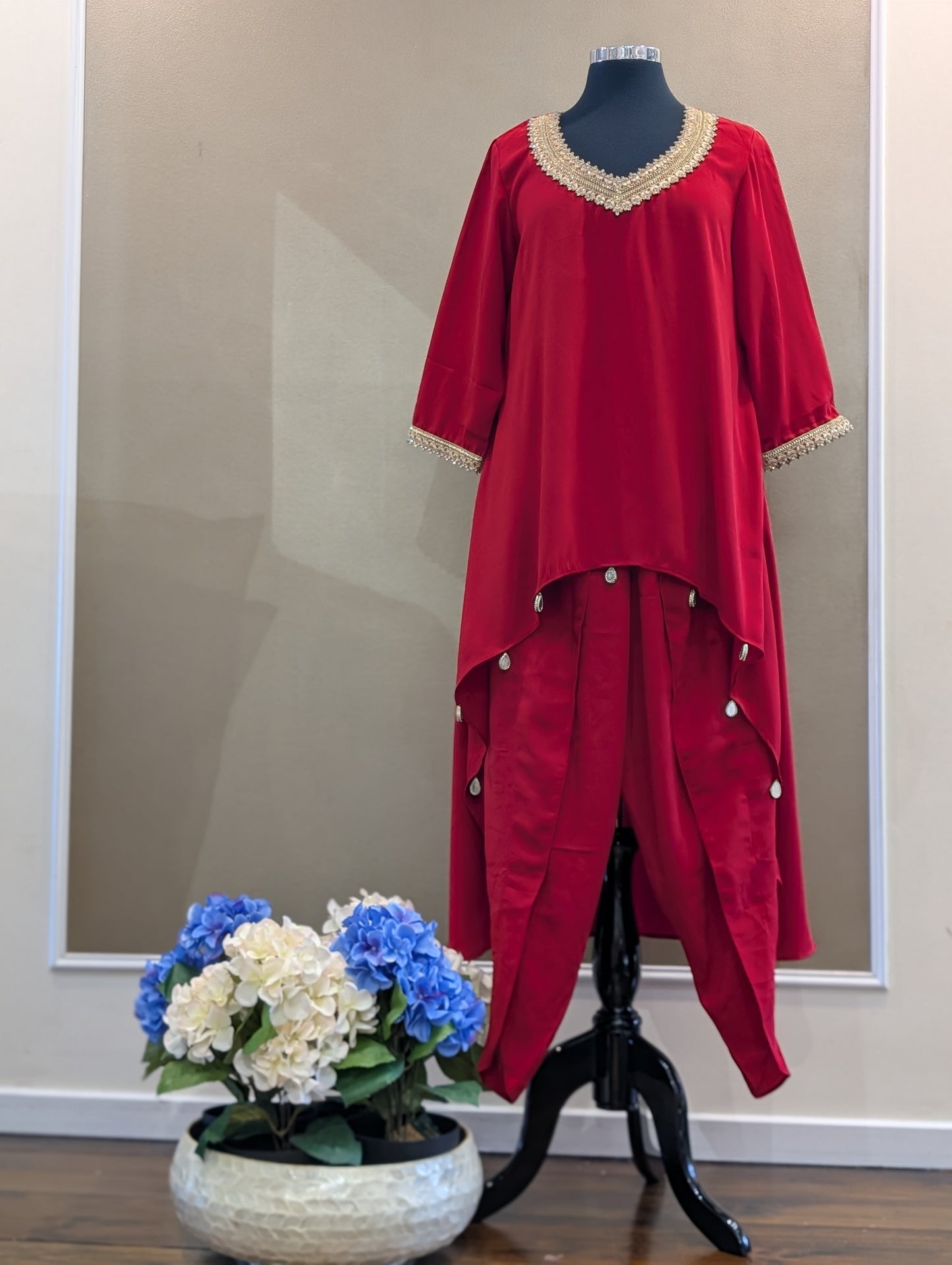 High low kurta set