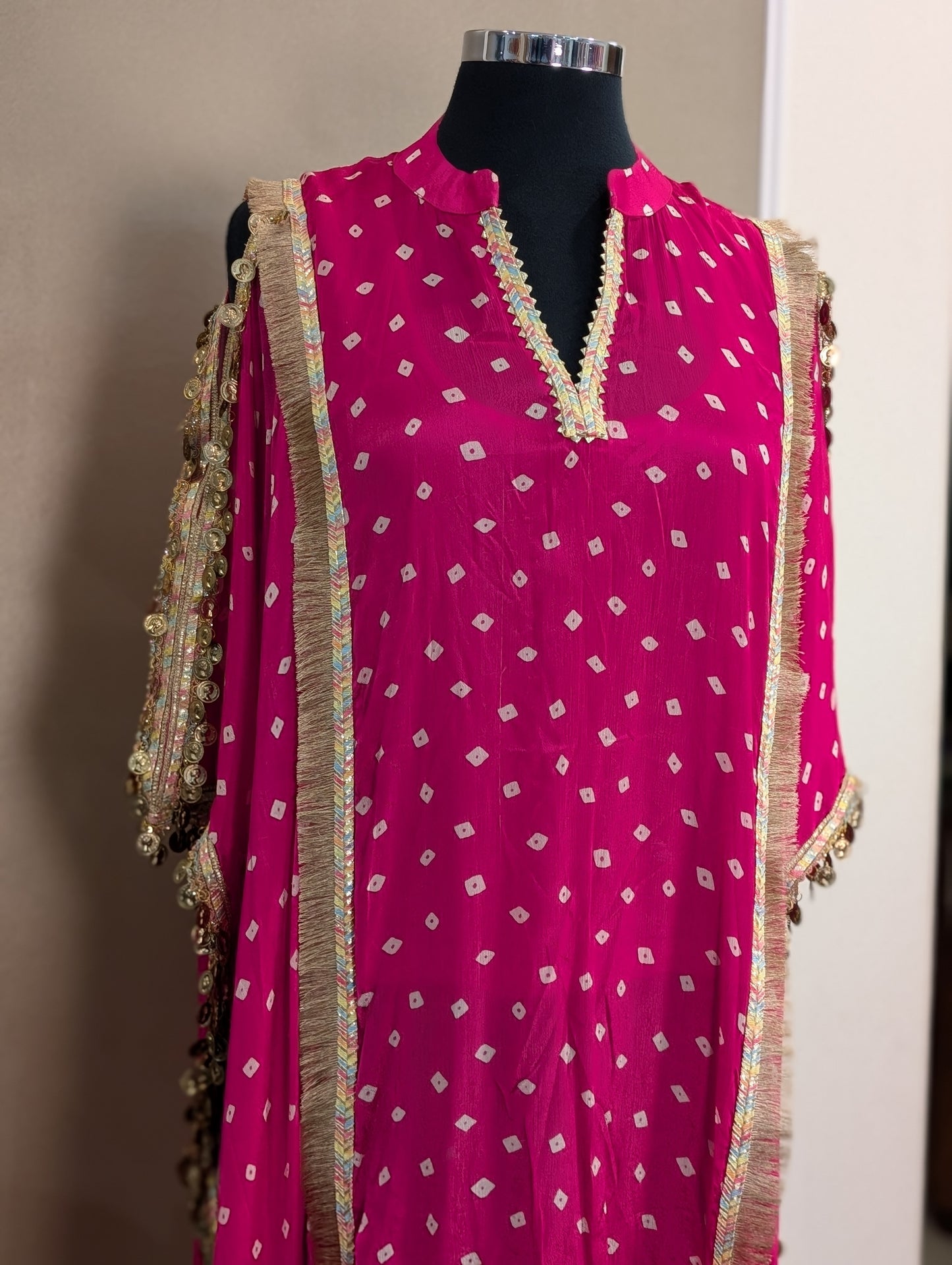 Boho style kaftan set