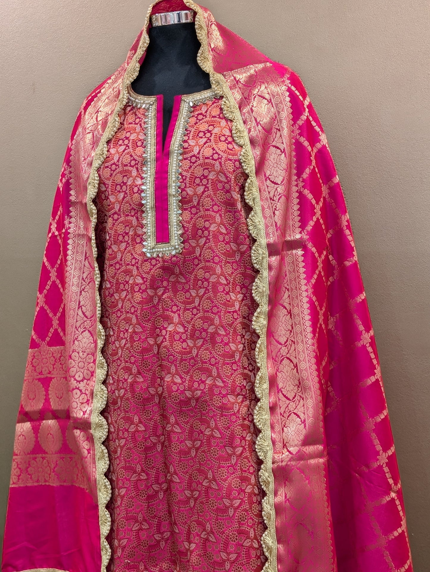 Brocade kurta set