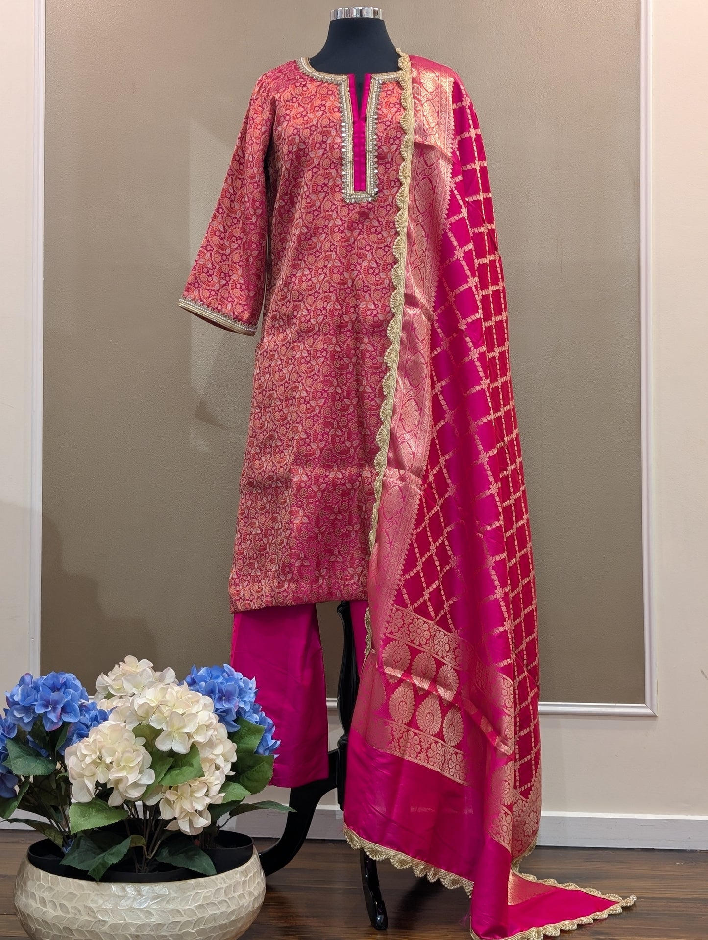 Brocade kurta set