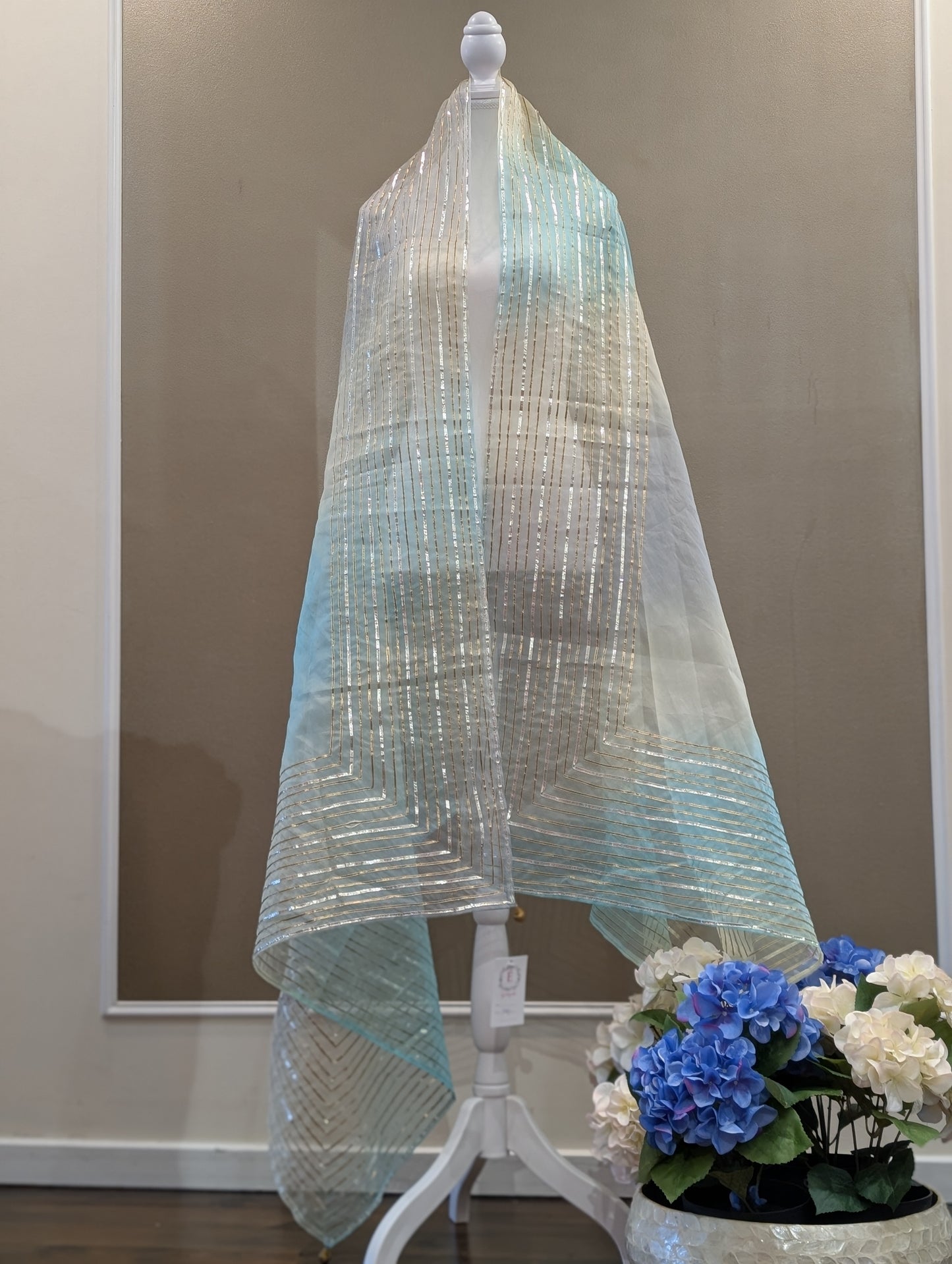 Organza gota dupatta