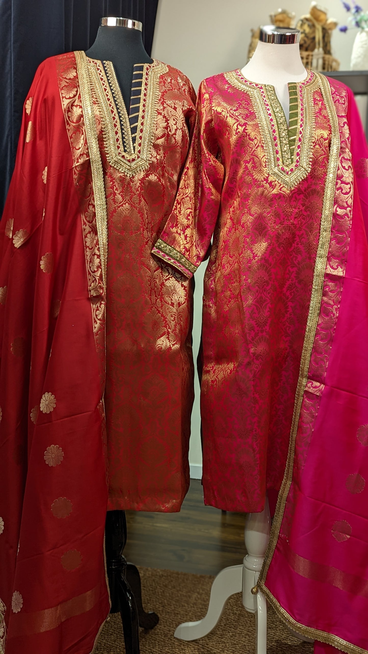 Brocade palazzo set
