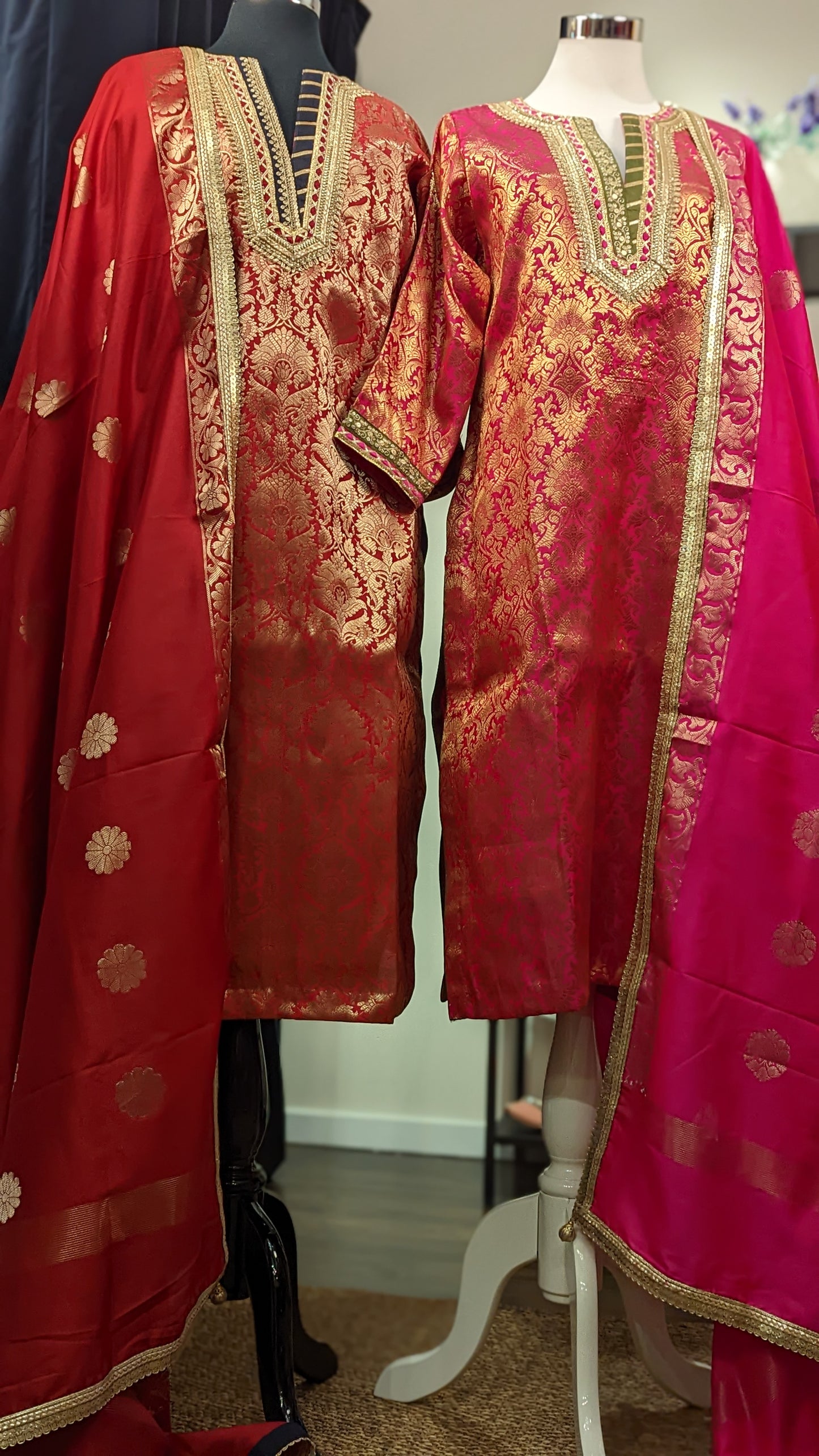 Brocade palazzo set