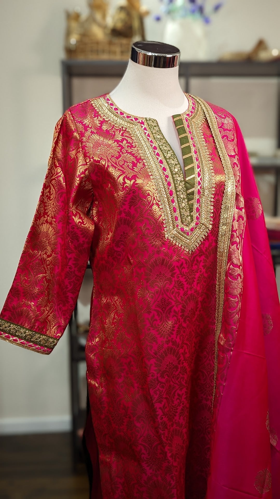 Brocade palazzo set