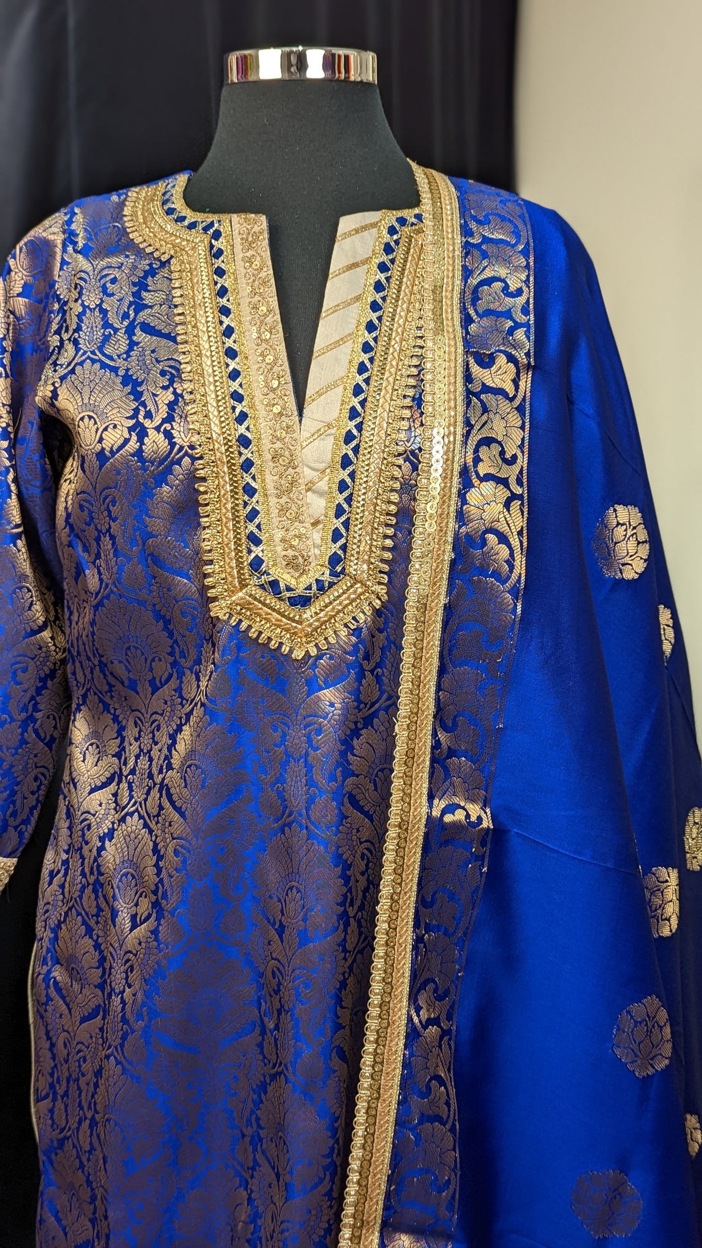 Brocade palazzo set