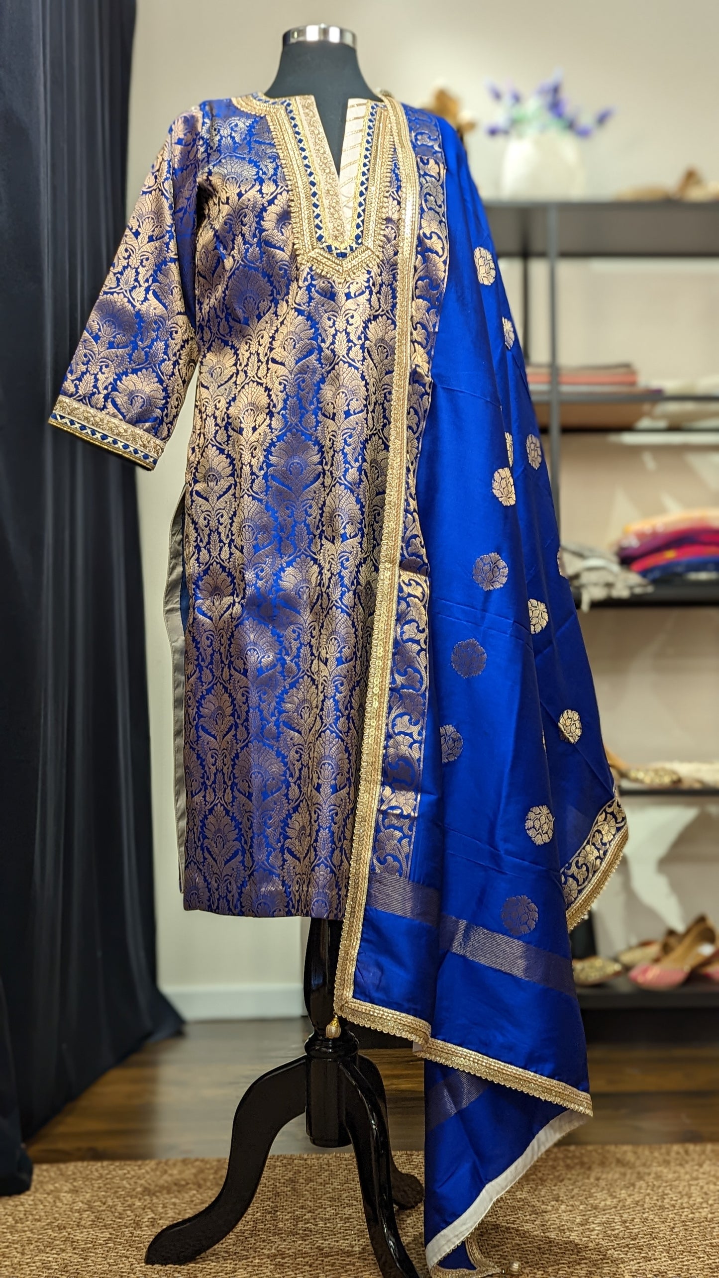 Brocade palazzo set