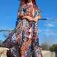Free size kaftan dress