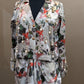 Jacket style top and drape skirt set