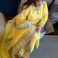 Silk  zari pallazo set
