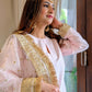 Silk  zari pallazo set