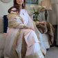 Silk  zari pallazo set